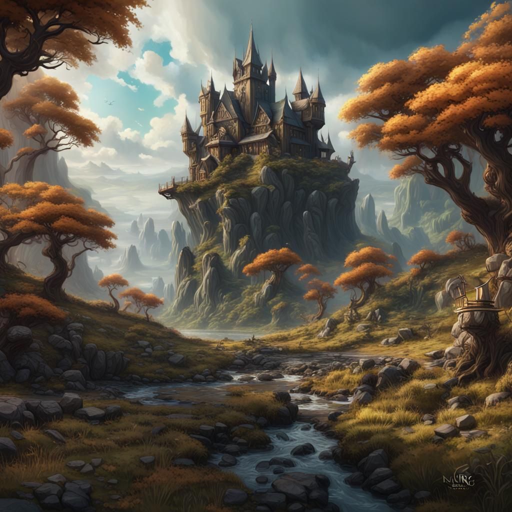 Tir na nÓg: A Fantastical Matte Painting