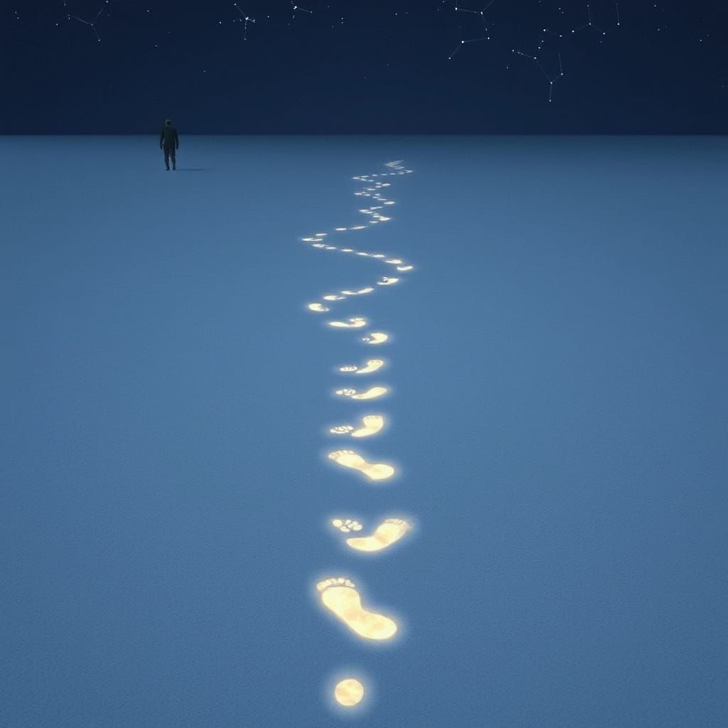 Ephemeral Constellations on Mirrorbank Shore