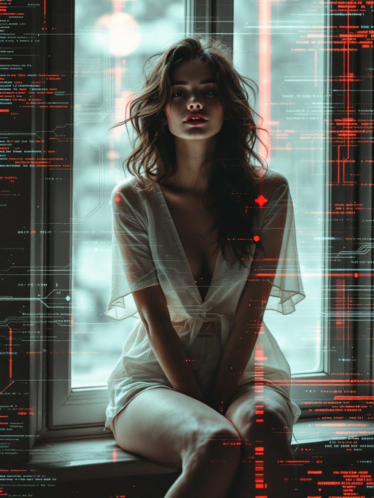 Digital Artifacts Reveal Reality's Code as Glitch Art