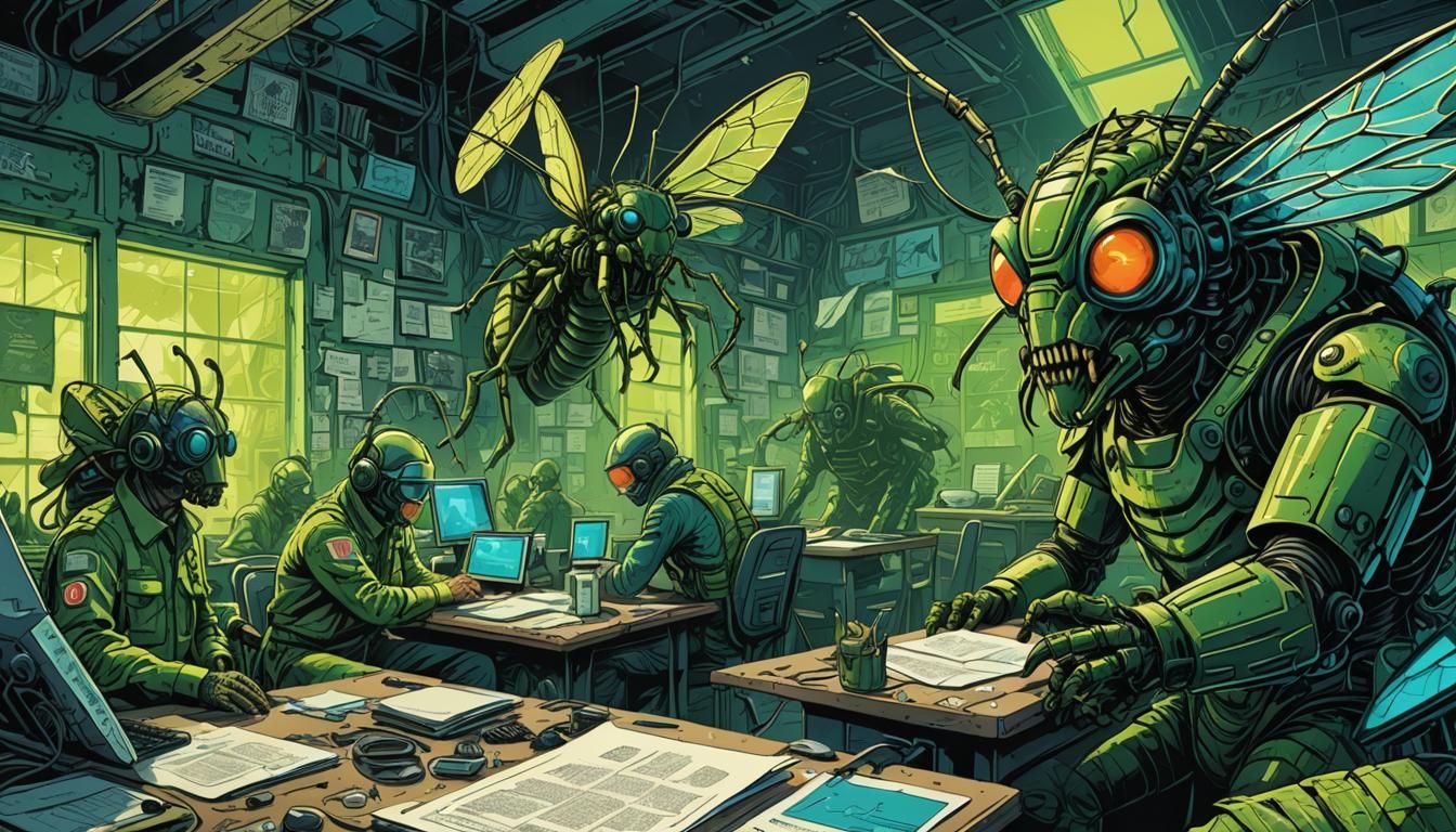 Dystopian Bureaucrats Transform in Chernobyl Ruins: Comic Ar...