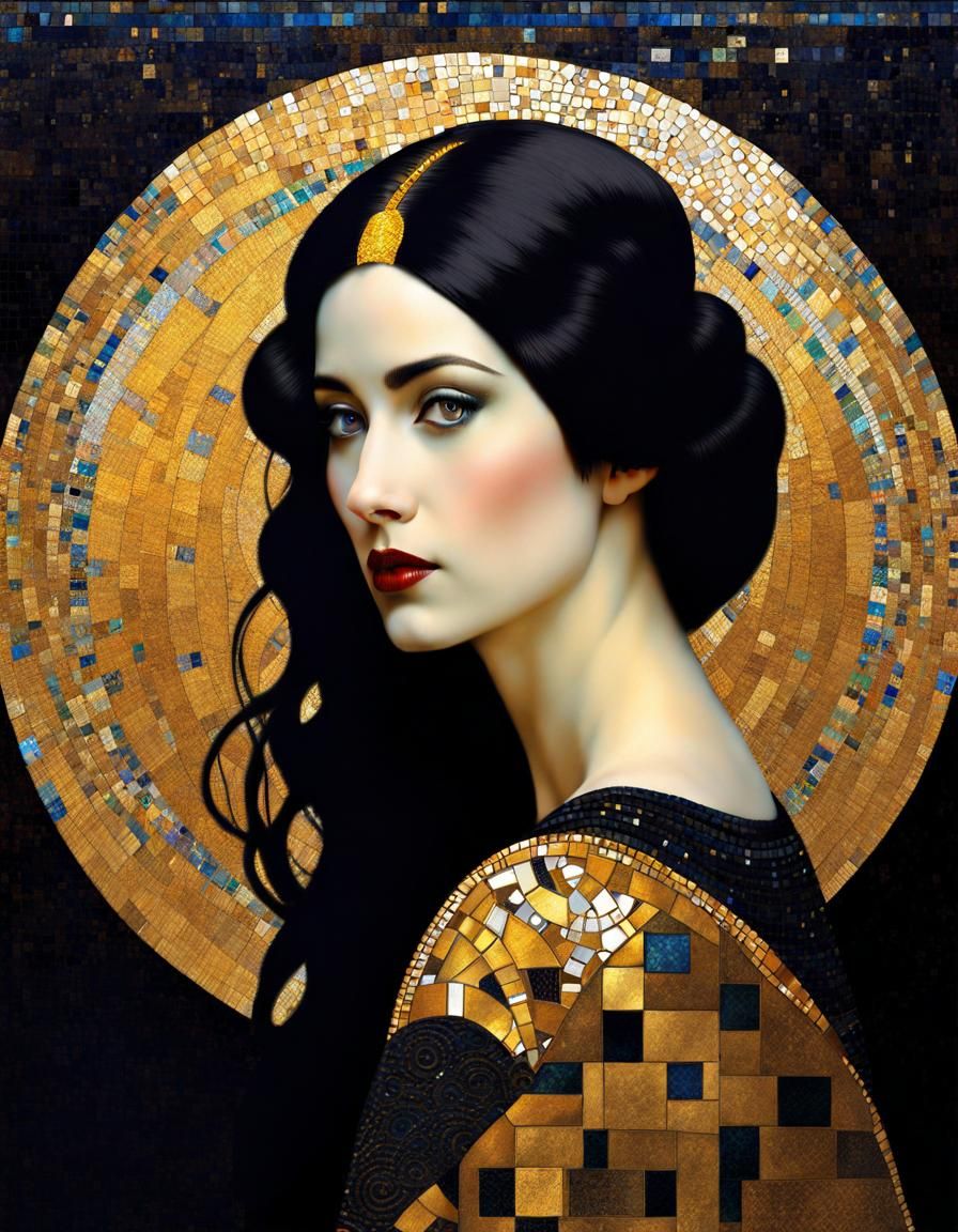 A woman