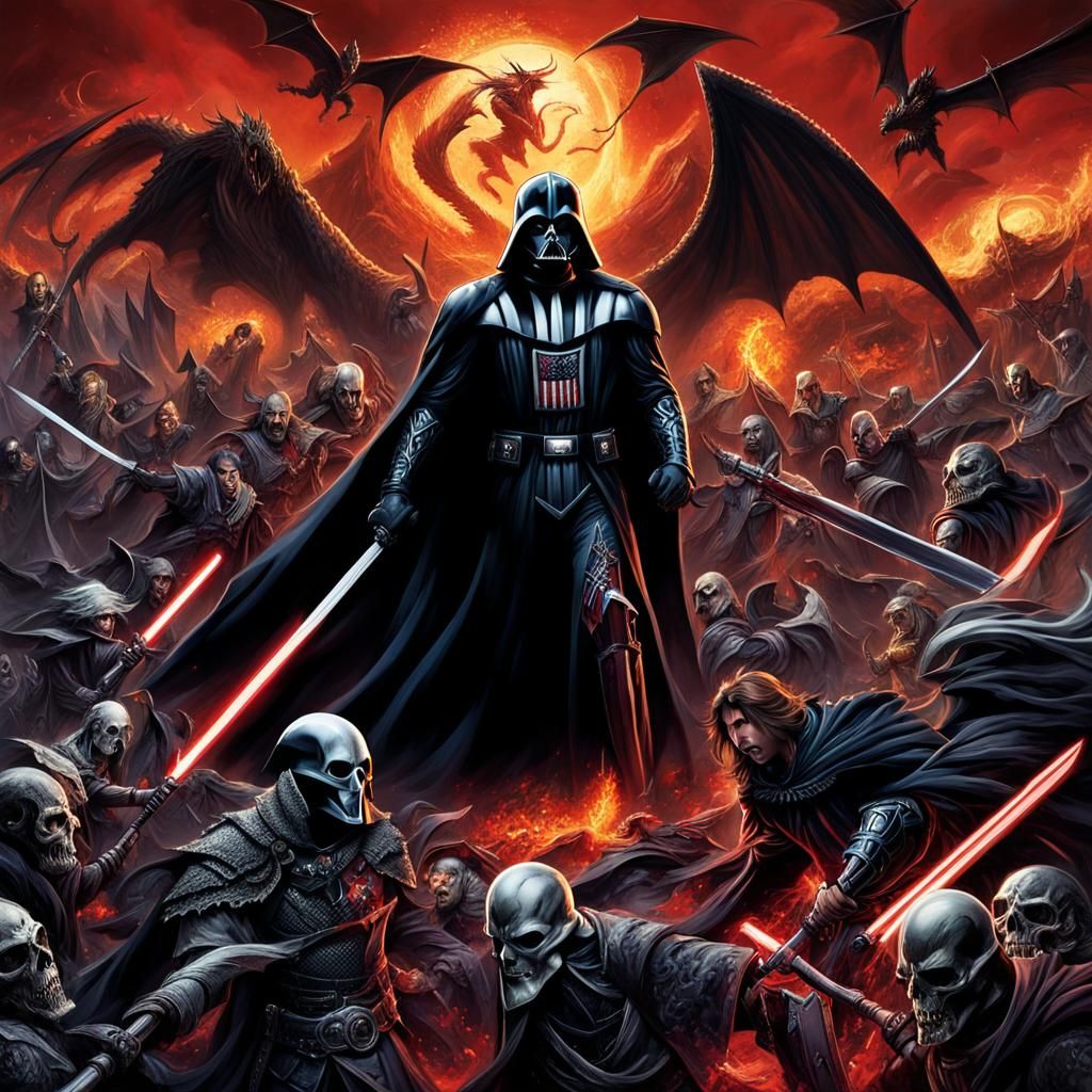 Epic Battle in Hell: A Graphic Confrontation