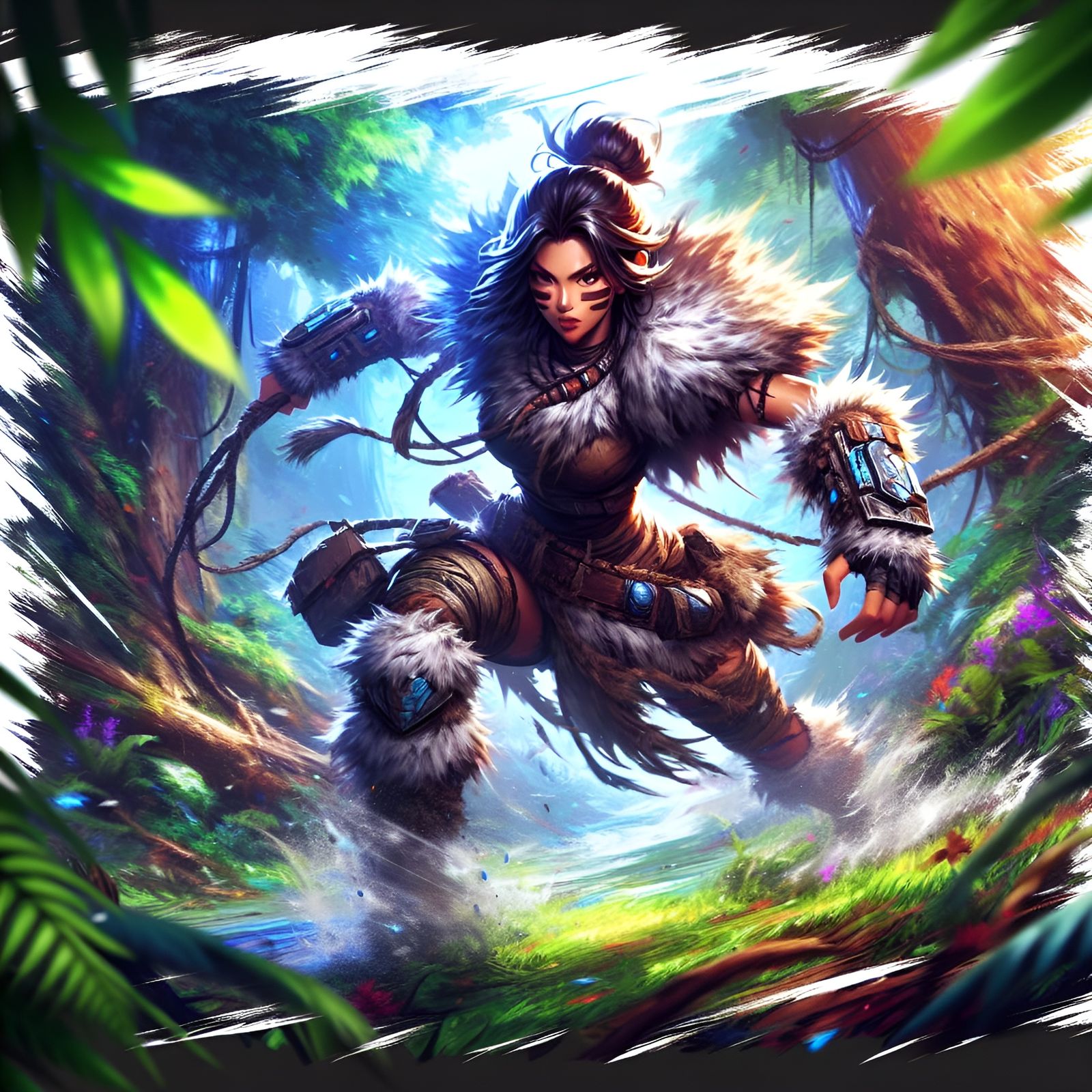 Tribal Warrior Vi Ready for Ambush