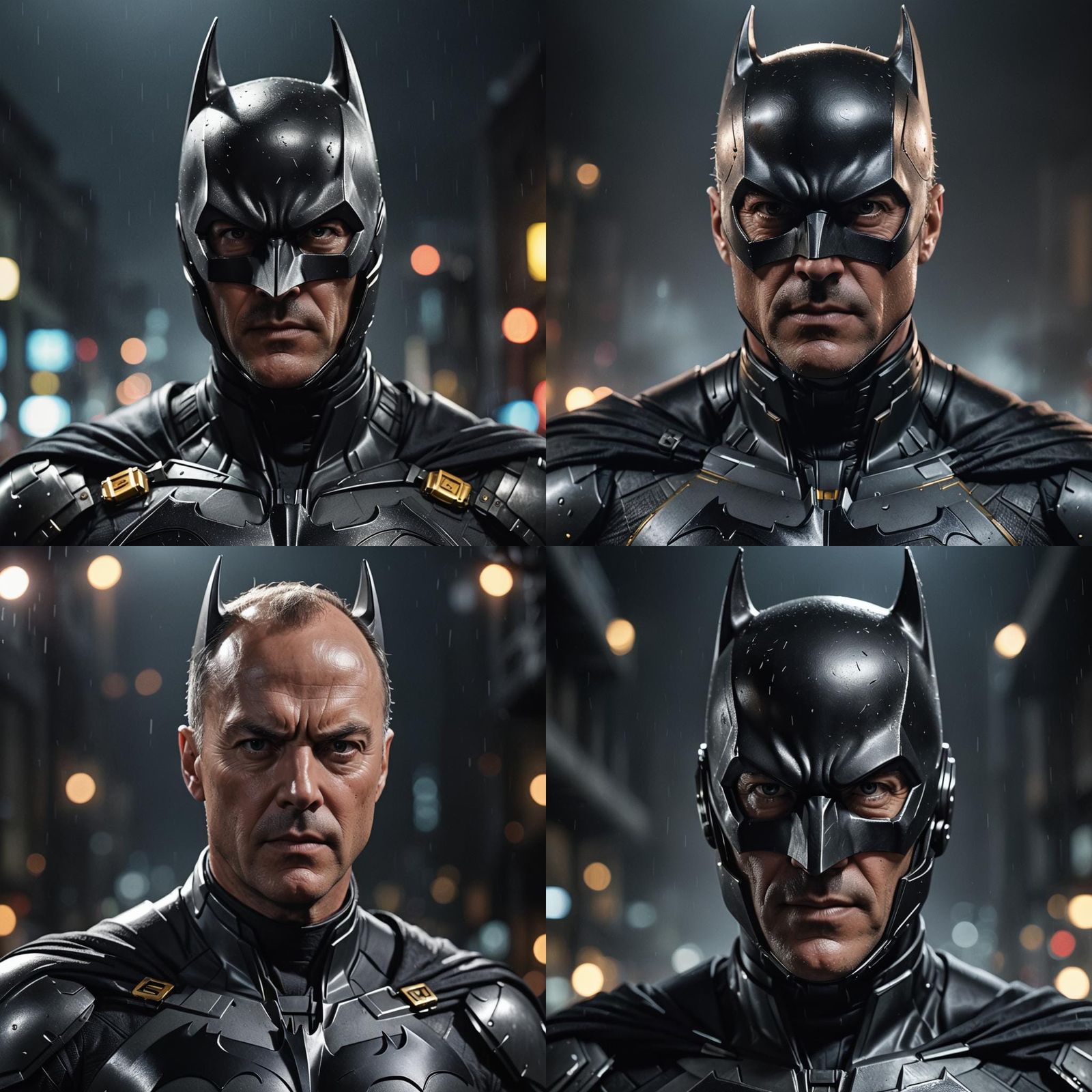 Menacing Batman in Heavy Armor, Unreal Engine 6