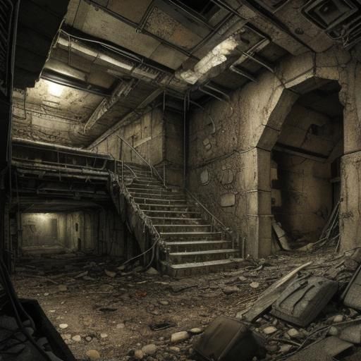 Post-Apocalyptic Bunker: Detailed Underground Masterpiece