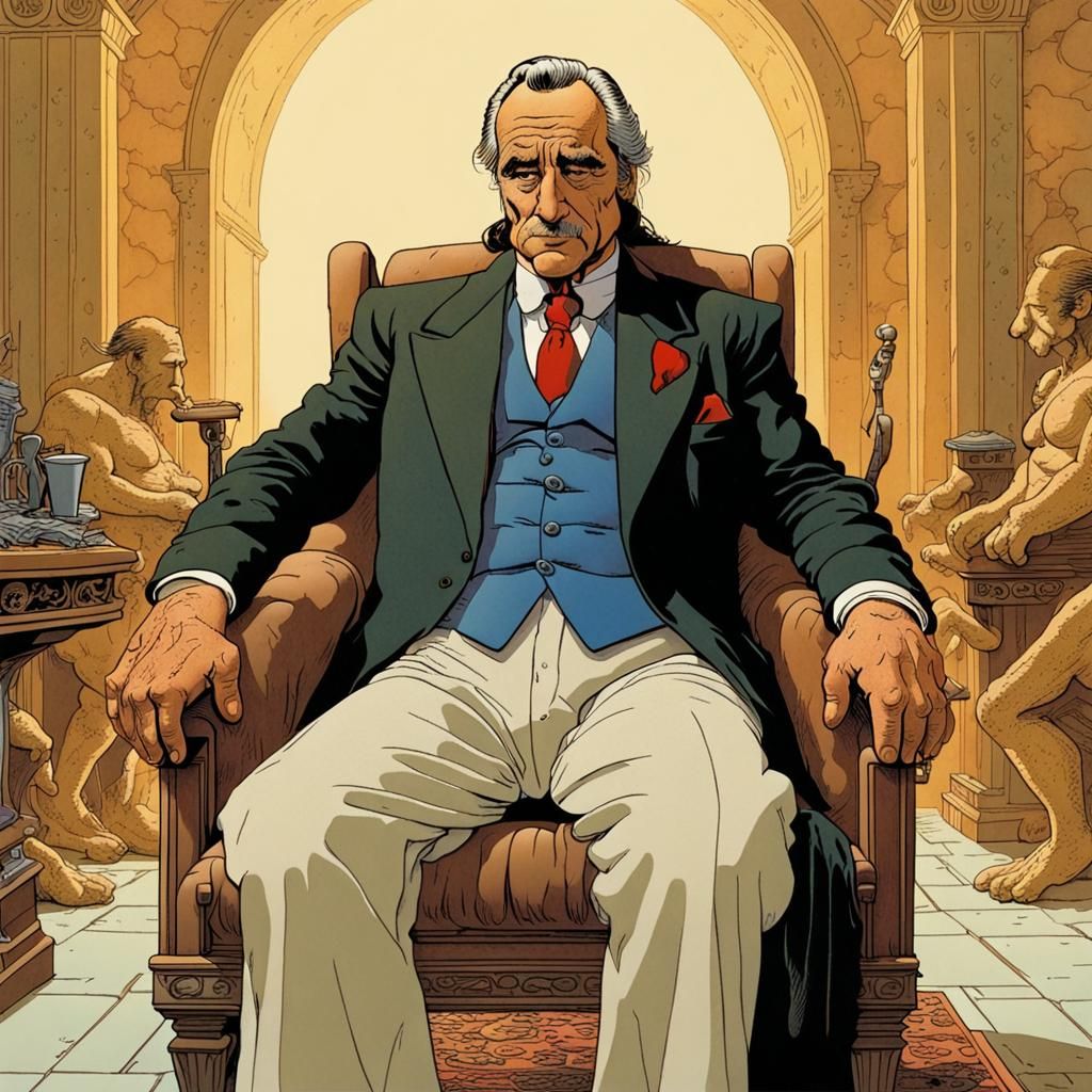 Asterix as Godfather: Moebius Comic Art