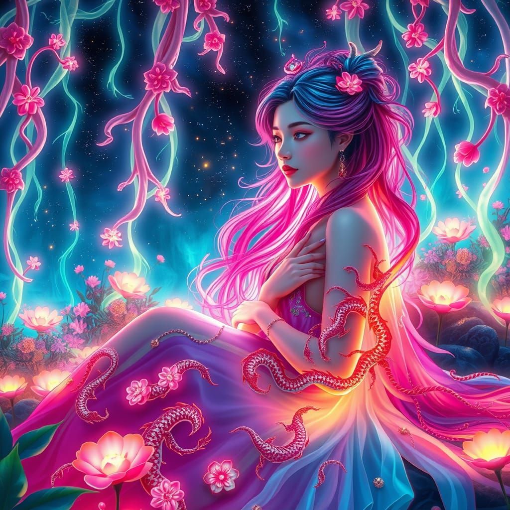 XianXia Garden Muse in a Celestial Realm