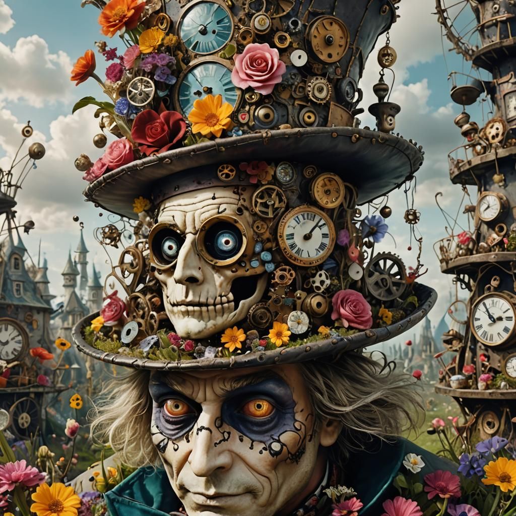 Surreal Mad Hatter's World: Macro View