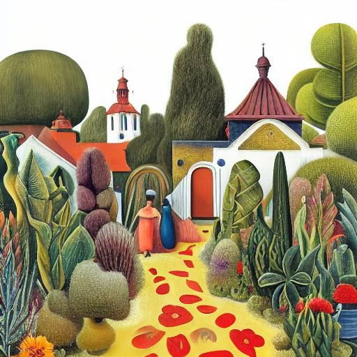 Creating an image inspired by the description: 'enchanted ga...