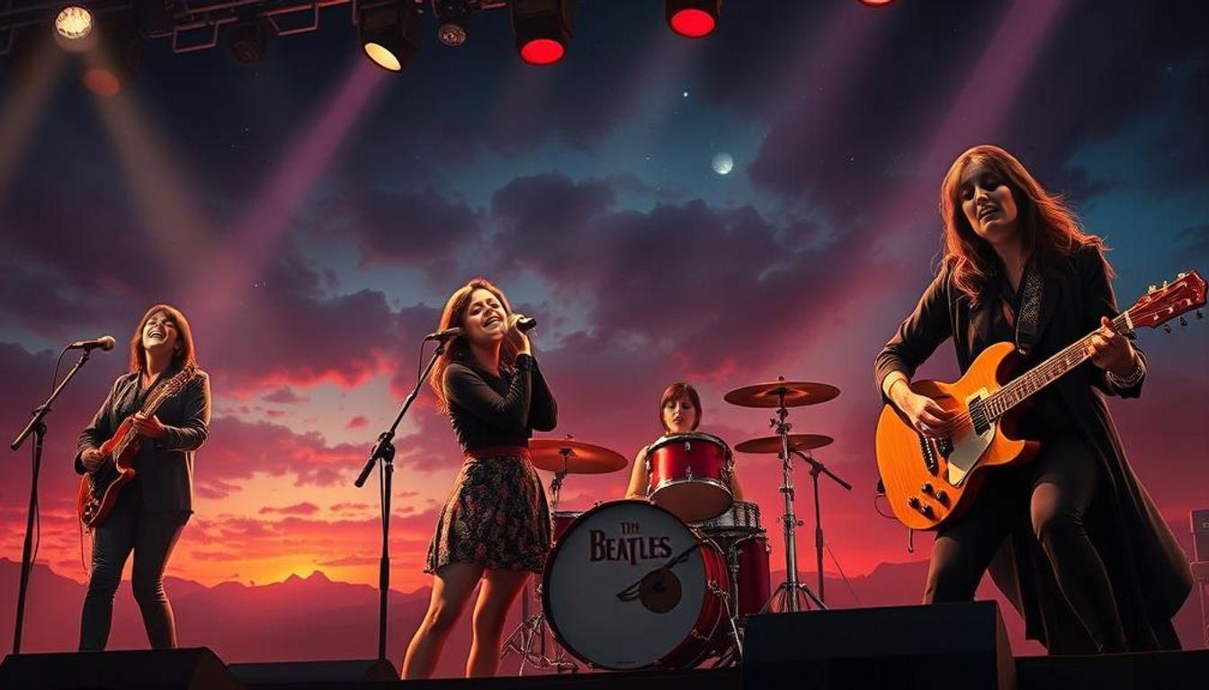 In a parallel universe, The Beatles were women!