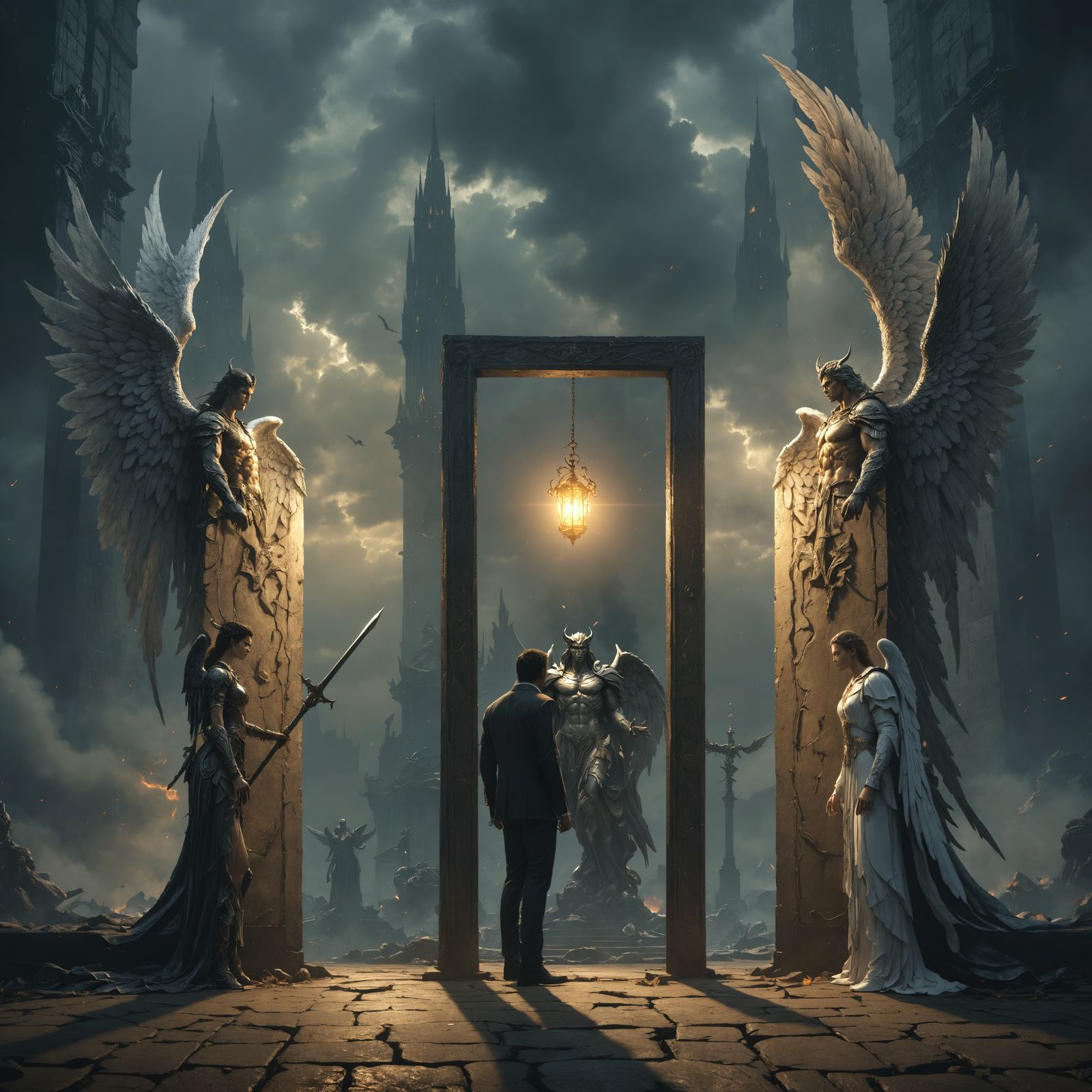 Mortal Choice in a Dark Threshold