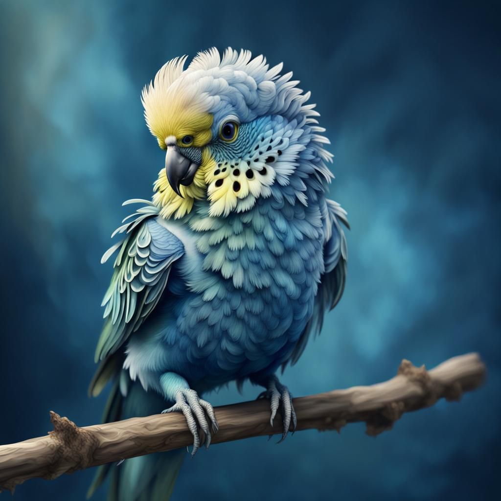 Fluffing up and looking for love!