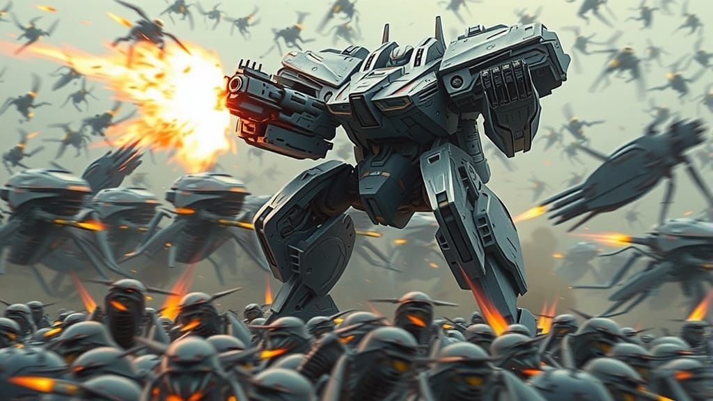 Hypersonic starship trooper mech