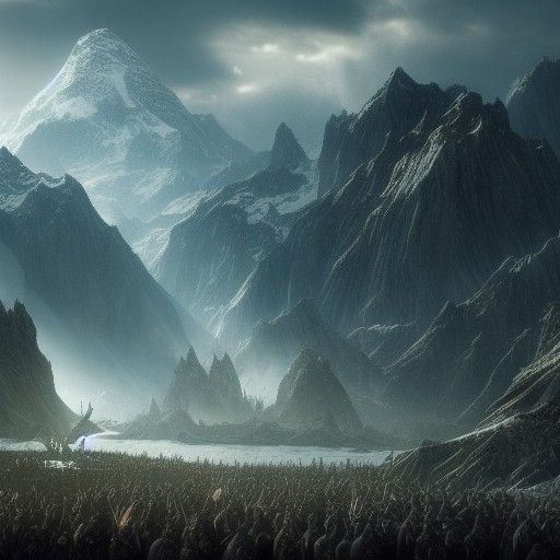 Detailed Matte Painting of Middle Earth