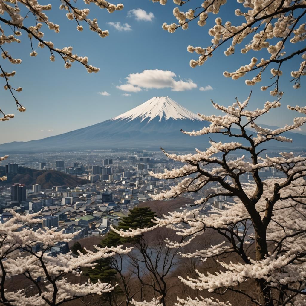 Mount Fuji Spring: Professional Photography with Bokeh