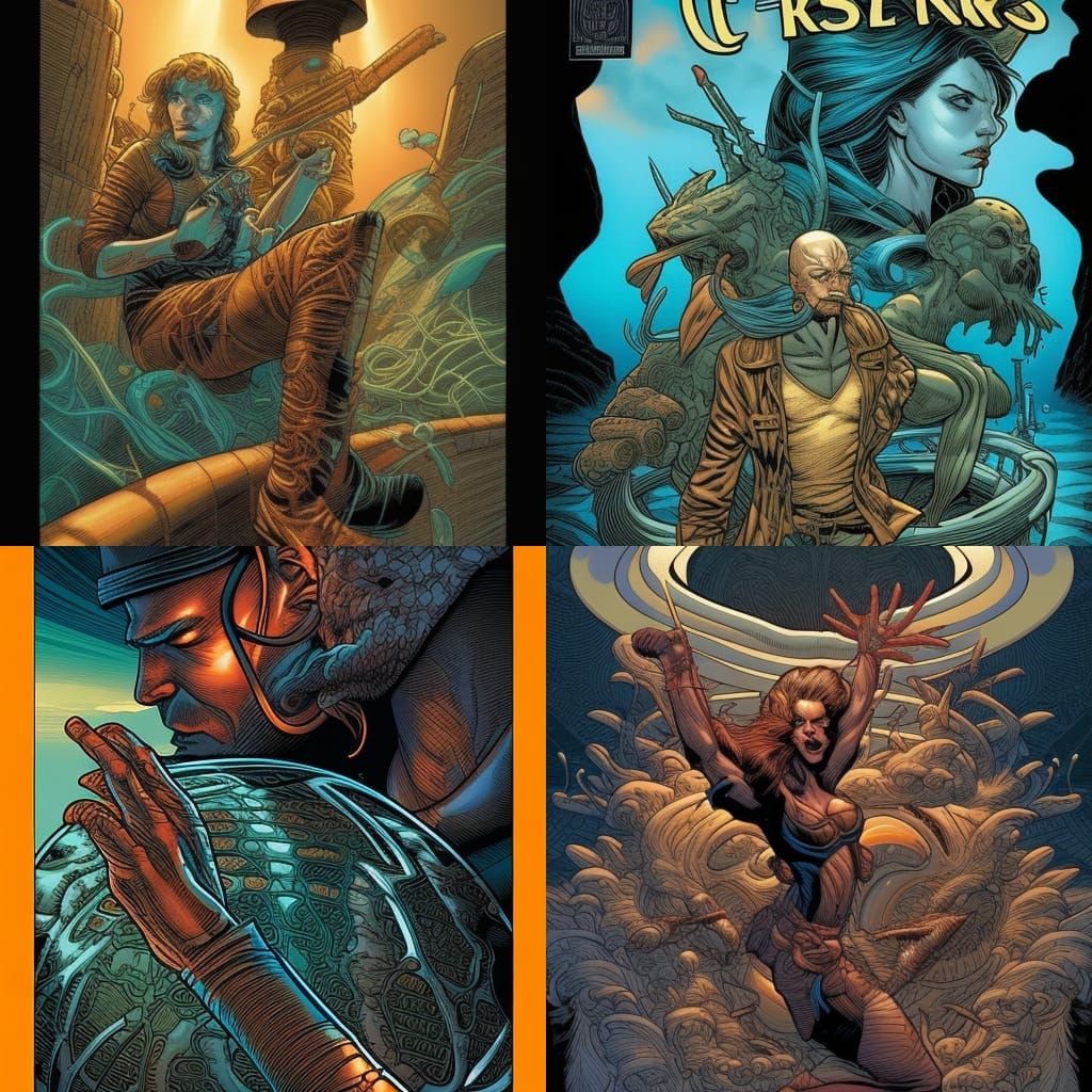 Modern Comic Book Art: Smooth and Perfect