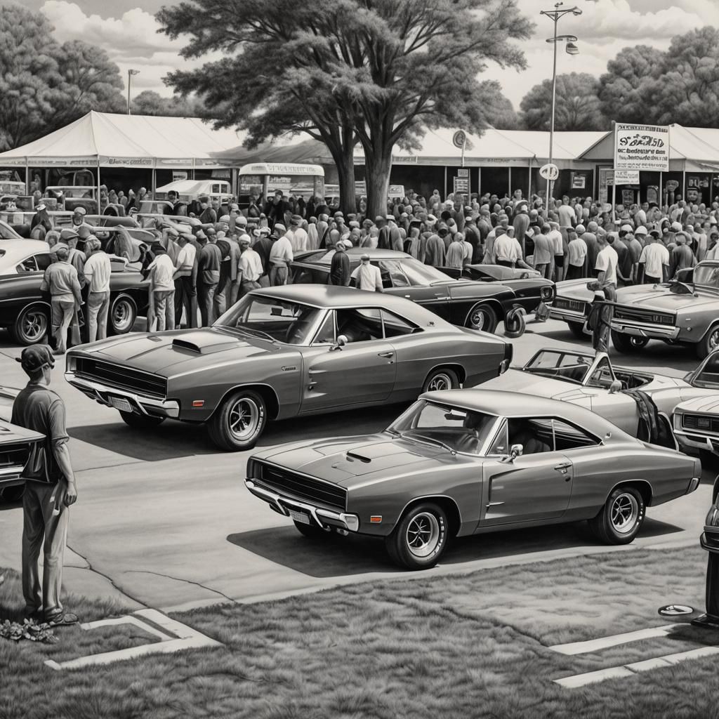 1969 Dodge Charger Daytona in Charcoal