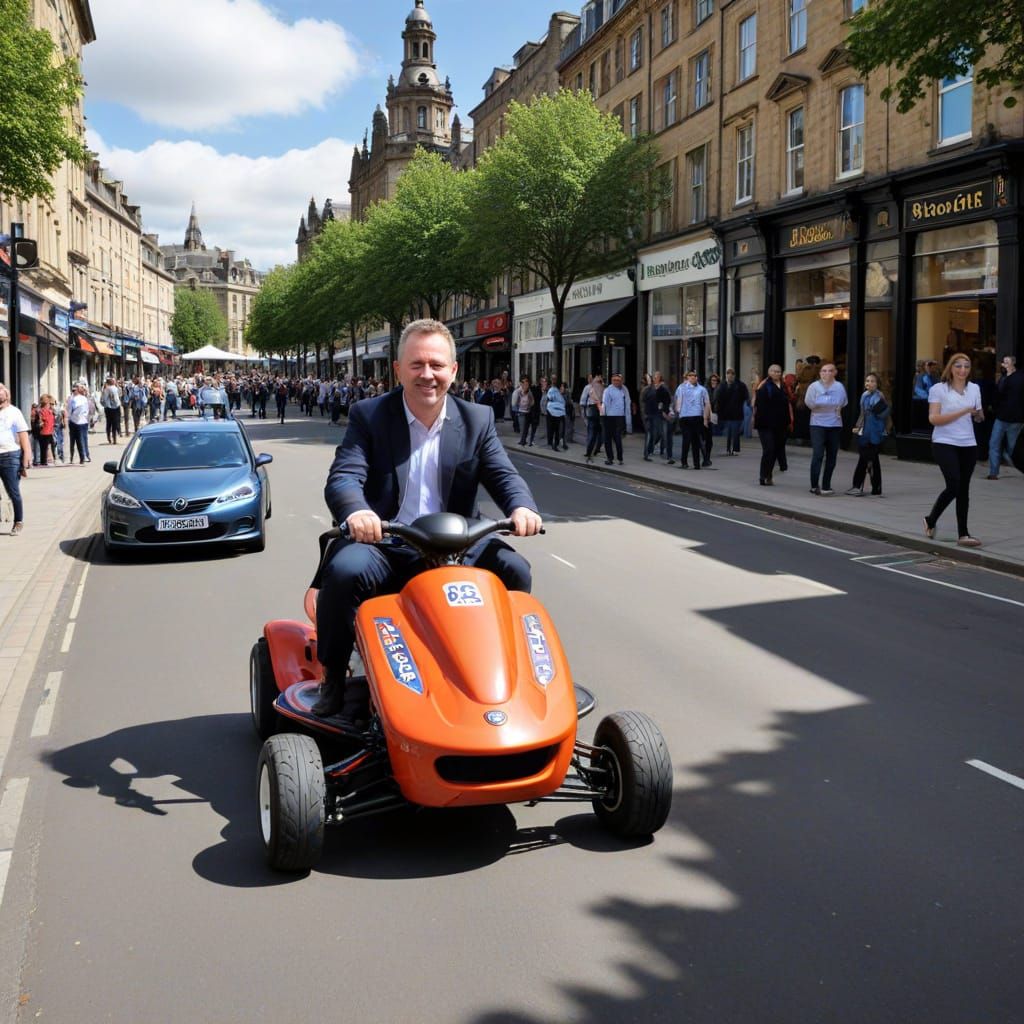 A go-karting race showing off Bradford's new £43m pedestrianised city centre is set to attract some 20,000 tourists to t...
