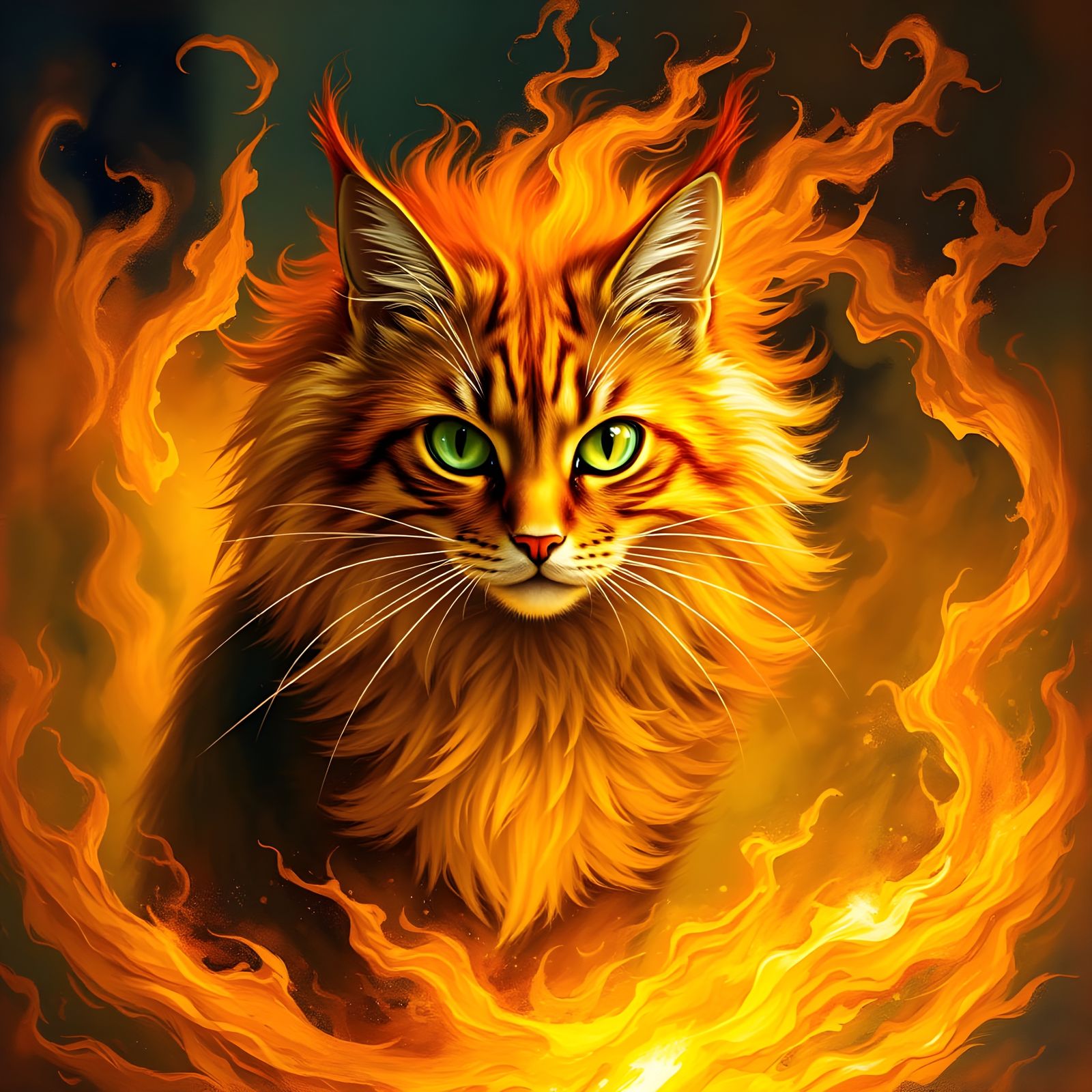 Regal Blaze in Golden Light