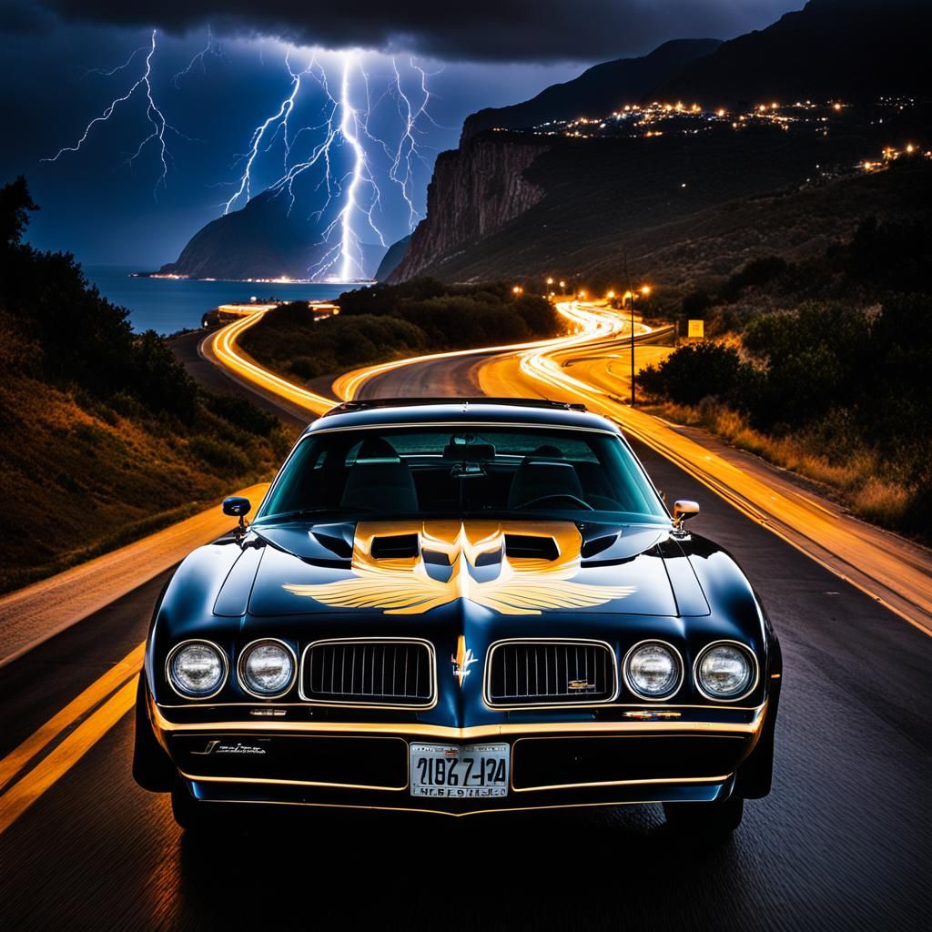 1979 Firebird Trans AM 403 6.6 litre engine  shaker hood gold Firebird