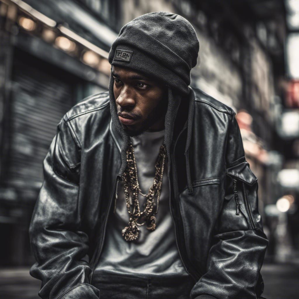 Hyperrealistic Hip Hop Scene in Sharp Focus