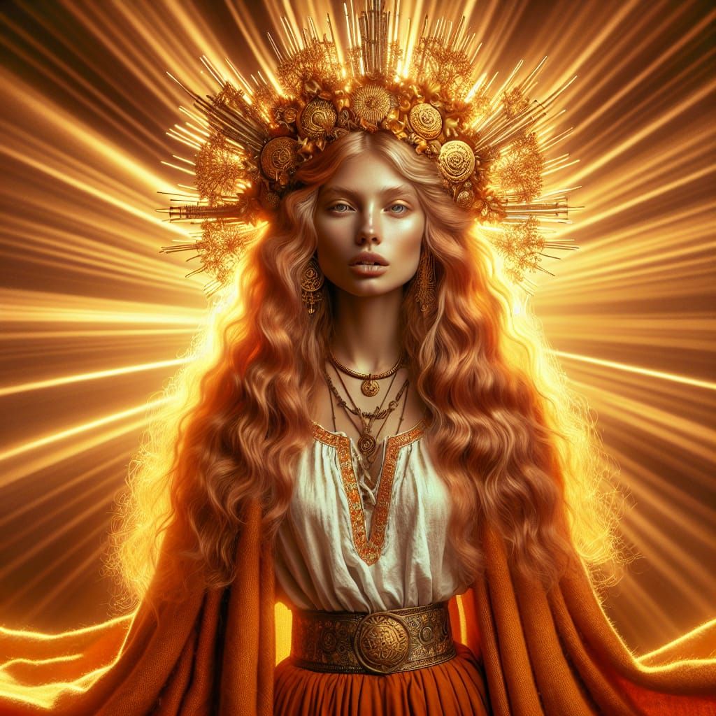 Māra: Latvian Goddess of Dawn in Iron Age Portrait
