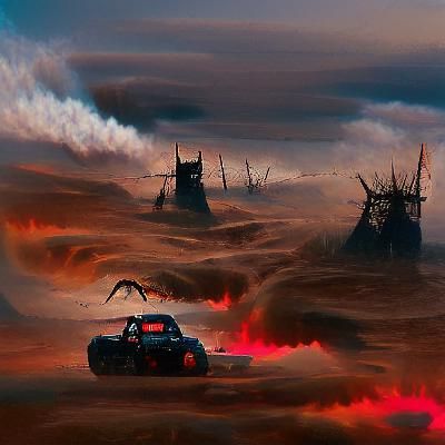 Sinister Mad Max Inspired Landscape