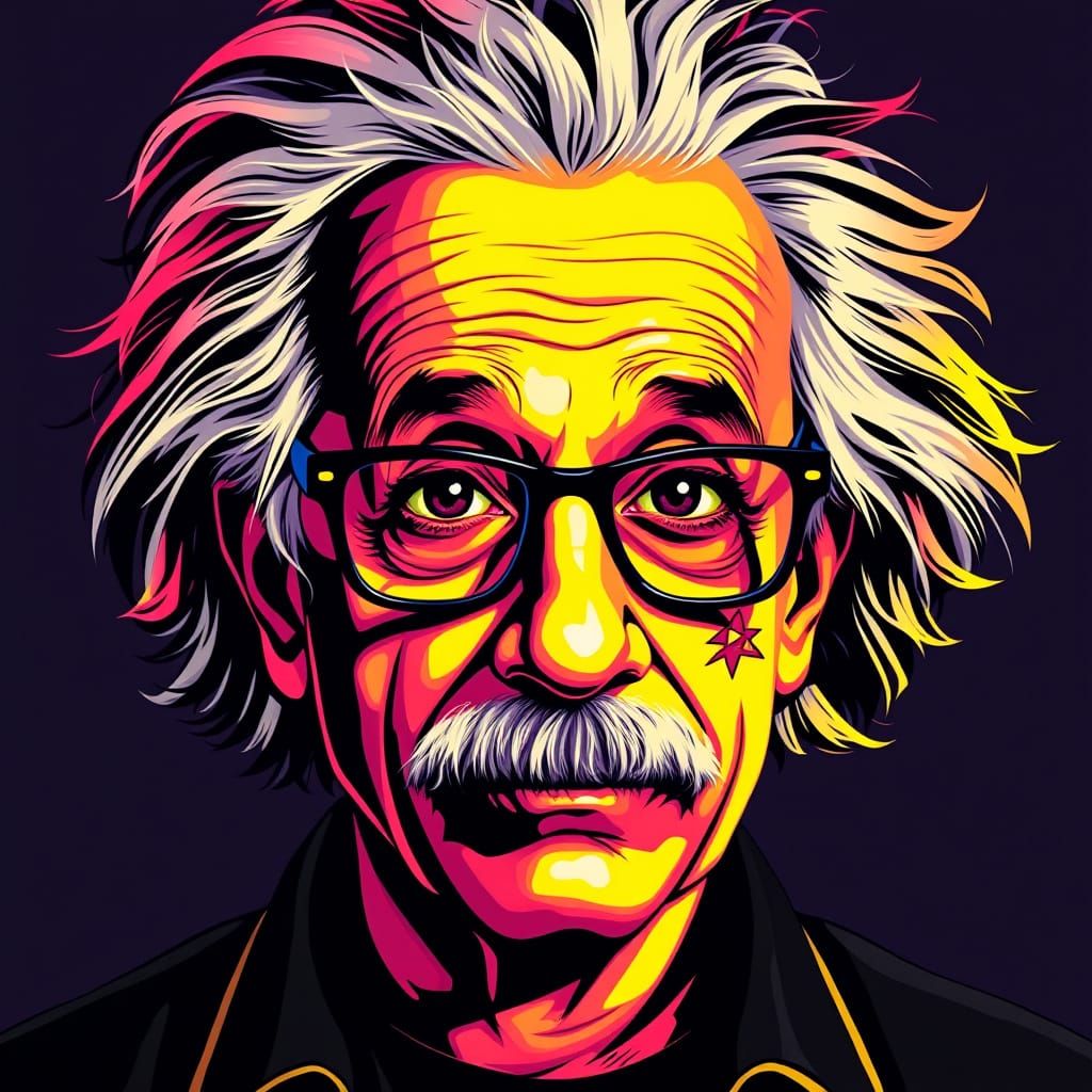 Einstein in Emo Rebellion