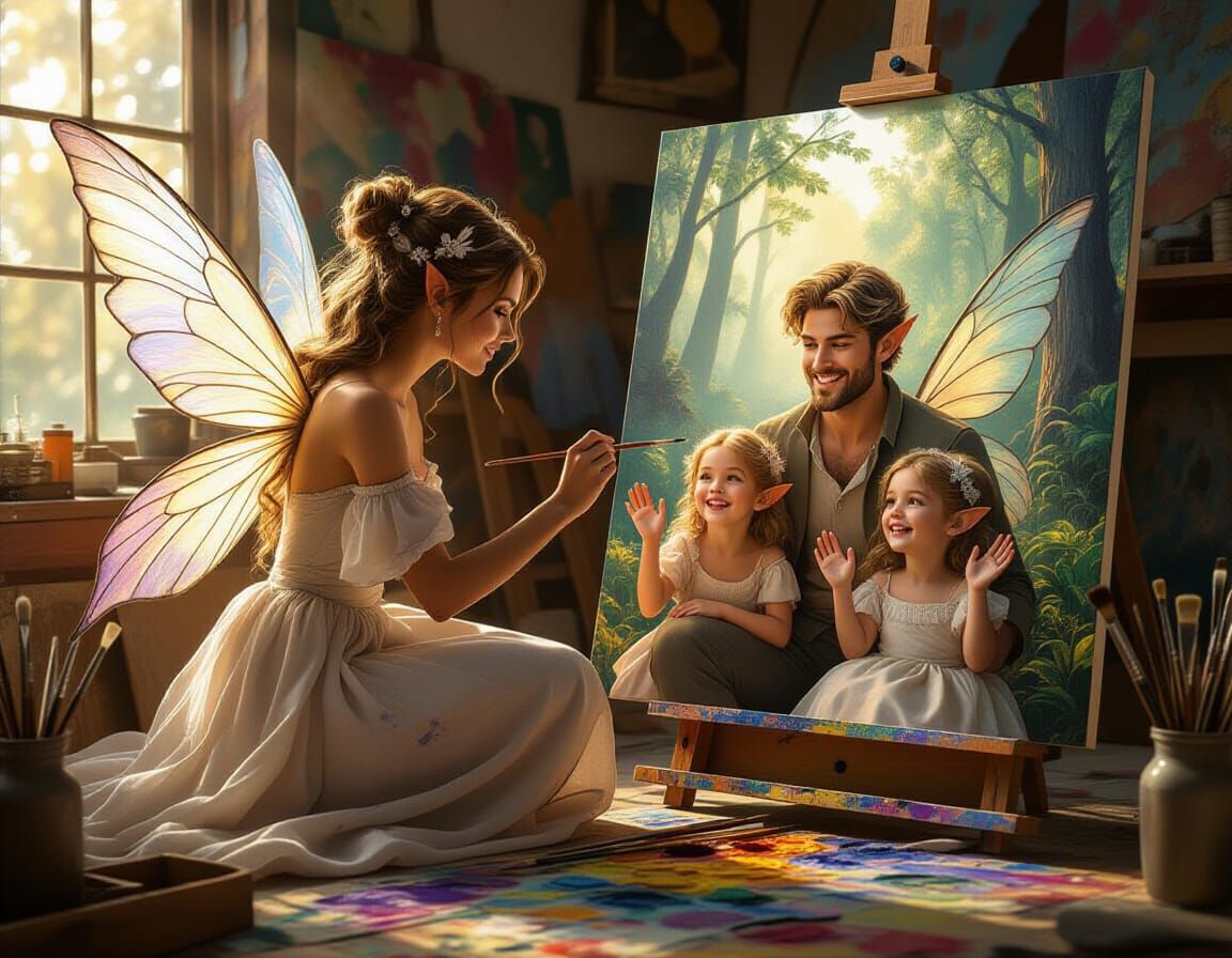 Love at first brush stroke!