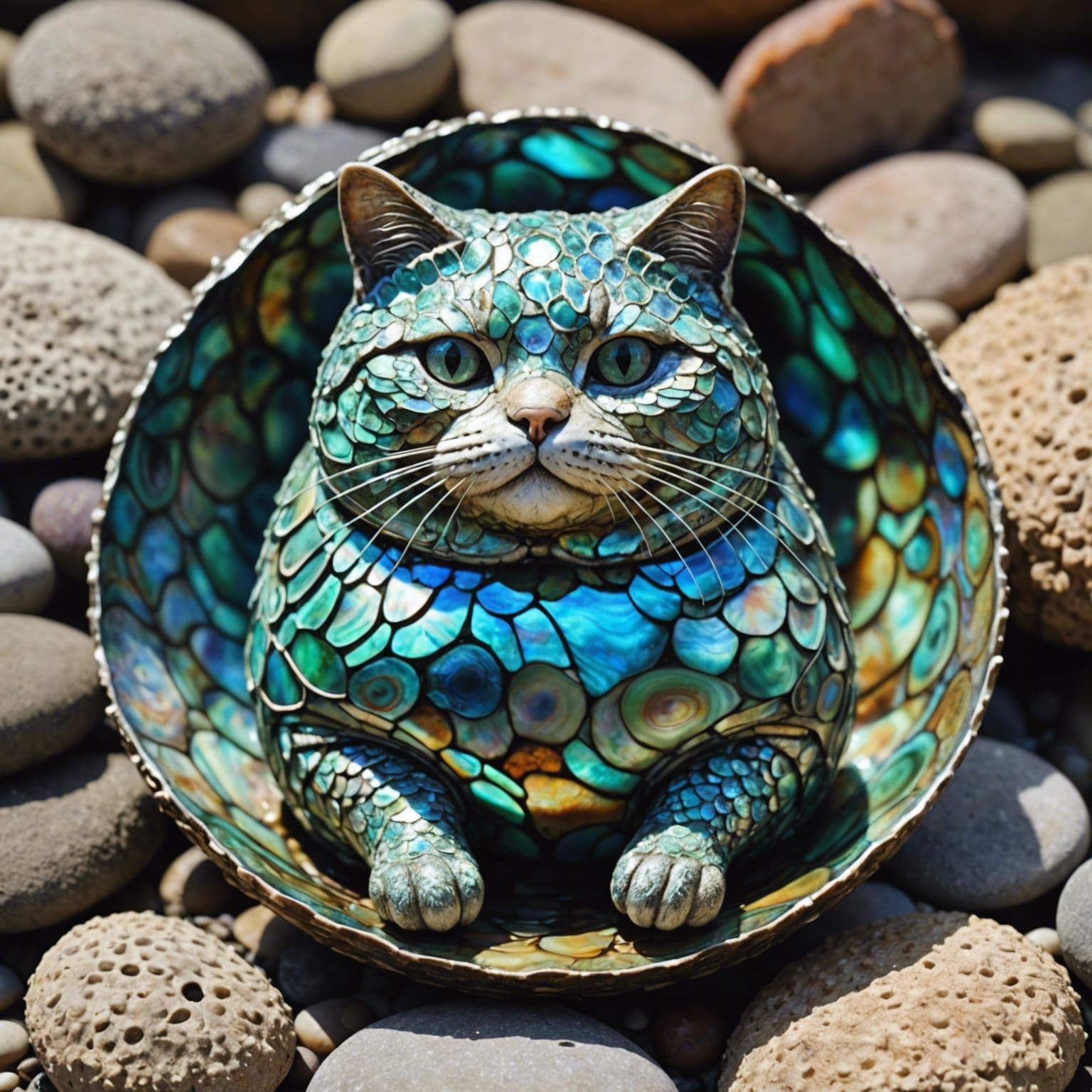 Abalone Cat Nature Photograph