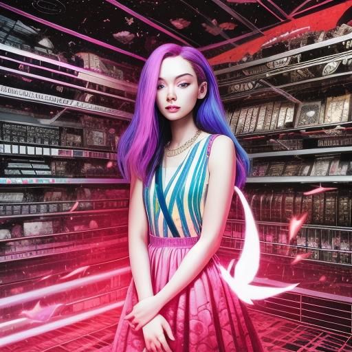 AI Generated Image of a Closed Universe