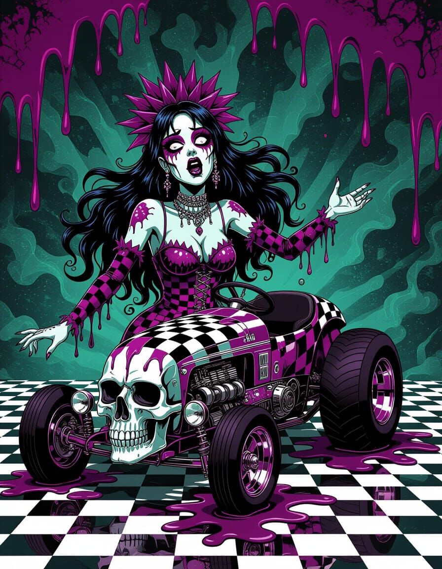 Psychic Scream Liquid Visualizer Anime Style