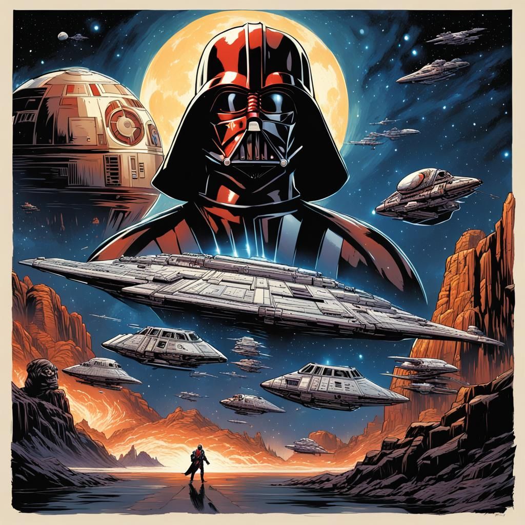 Star Wars and Marvel Comic Art
