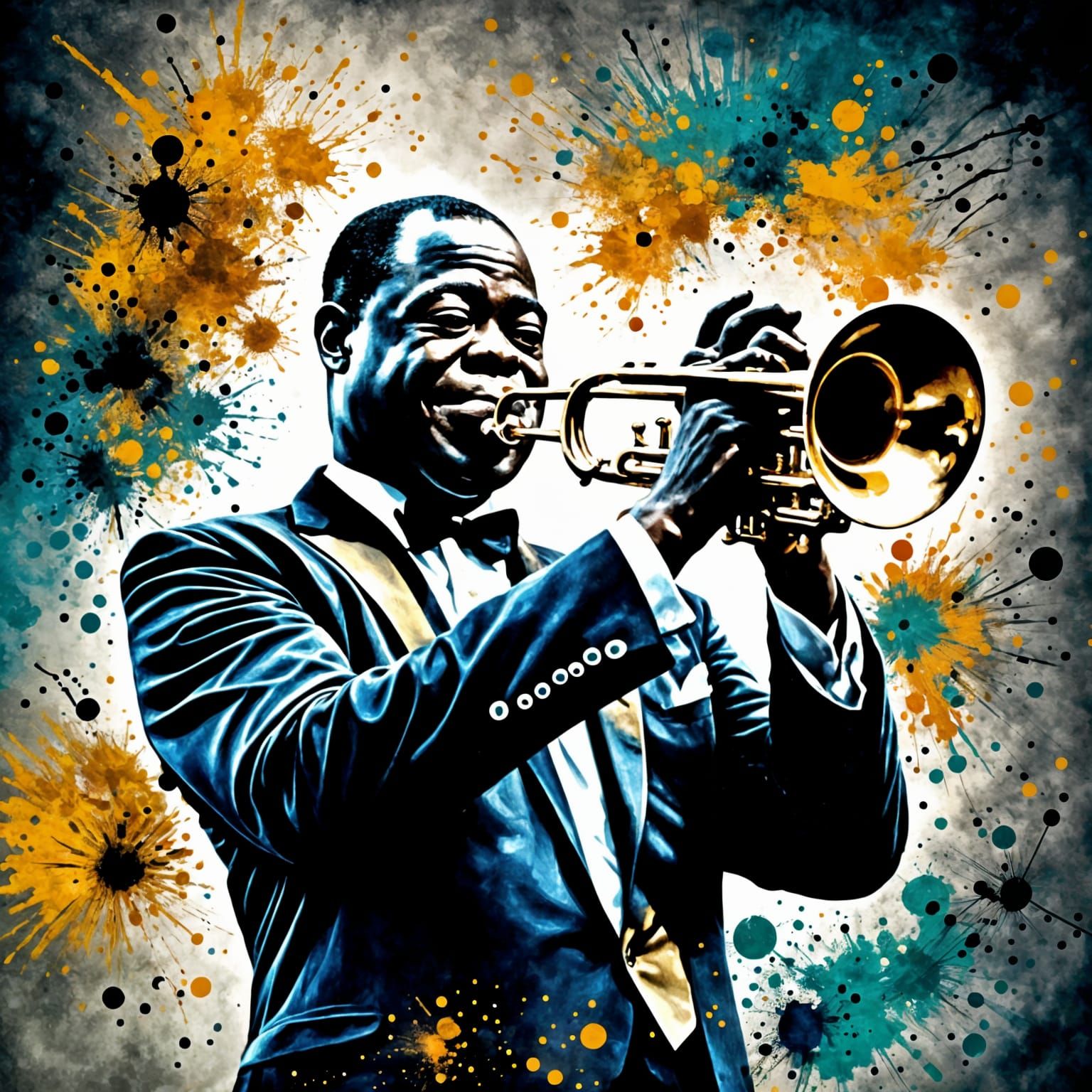 Portrait of Louis Armstrong