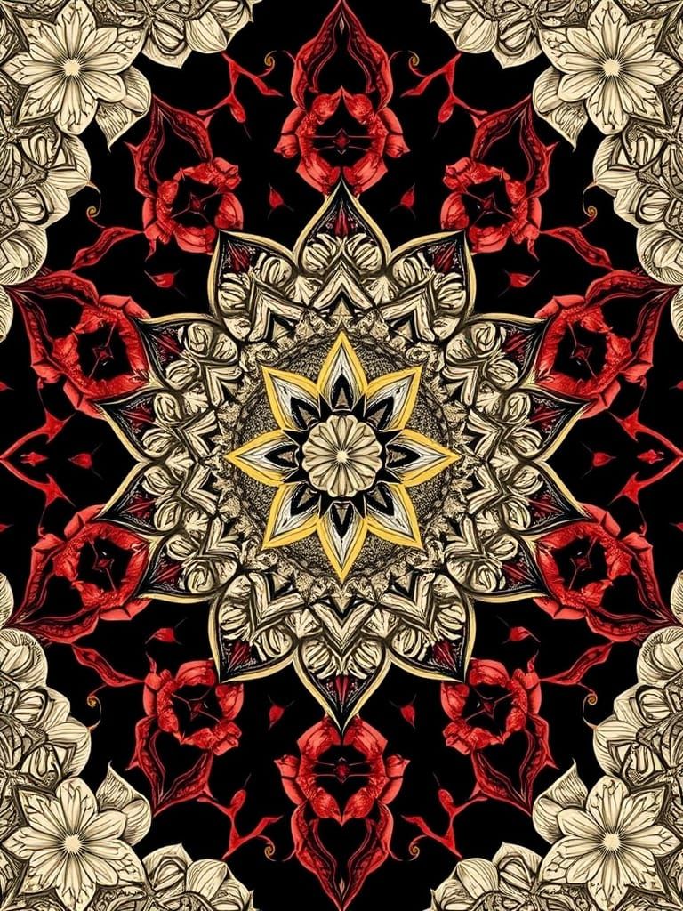 Surreal Tessellation Inspired by Amanda Sage