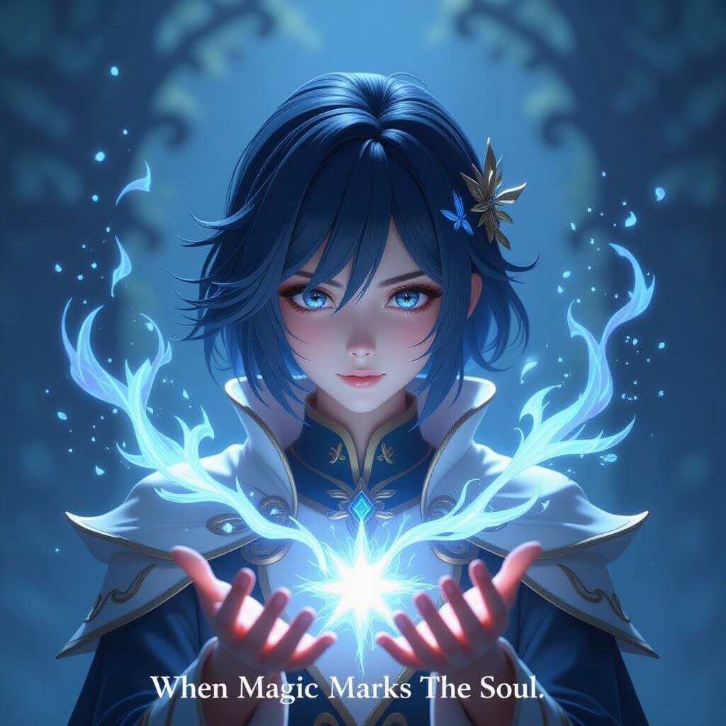 Ethereal Energy Radiates from Magical Soul