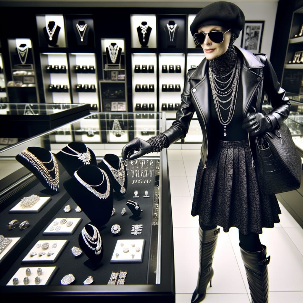 Leather-Clad Jewel Thief's Audacious Heist