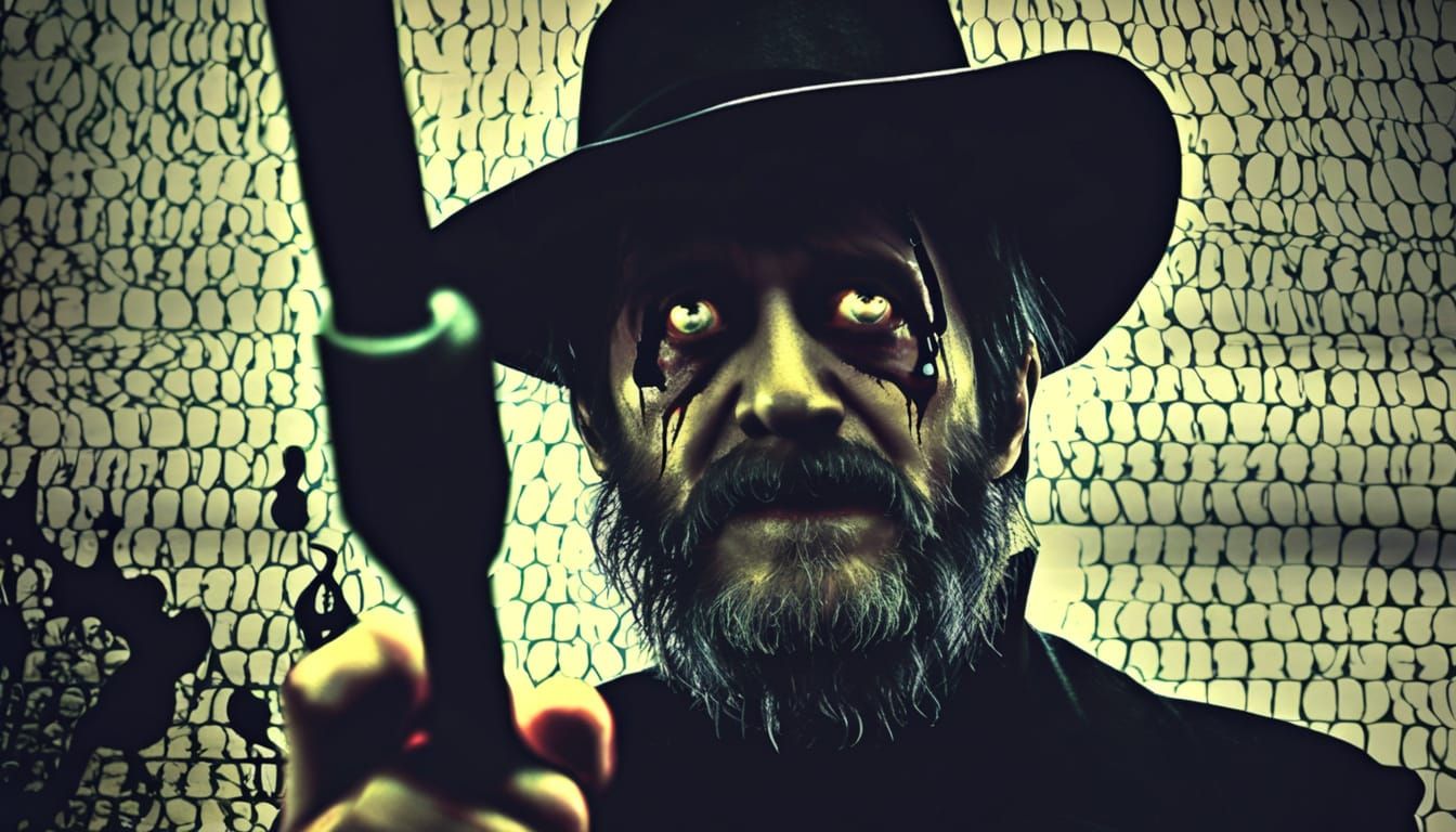 Horrifying Tentacle Monster in Gothic Horror Style