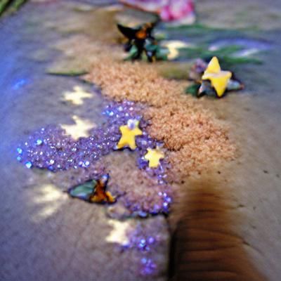 Enchanted Fairy Path Under Glittering Stars