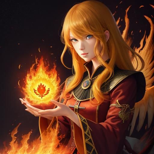 Taylor Swift as Tarot Reader in Anime Art