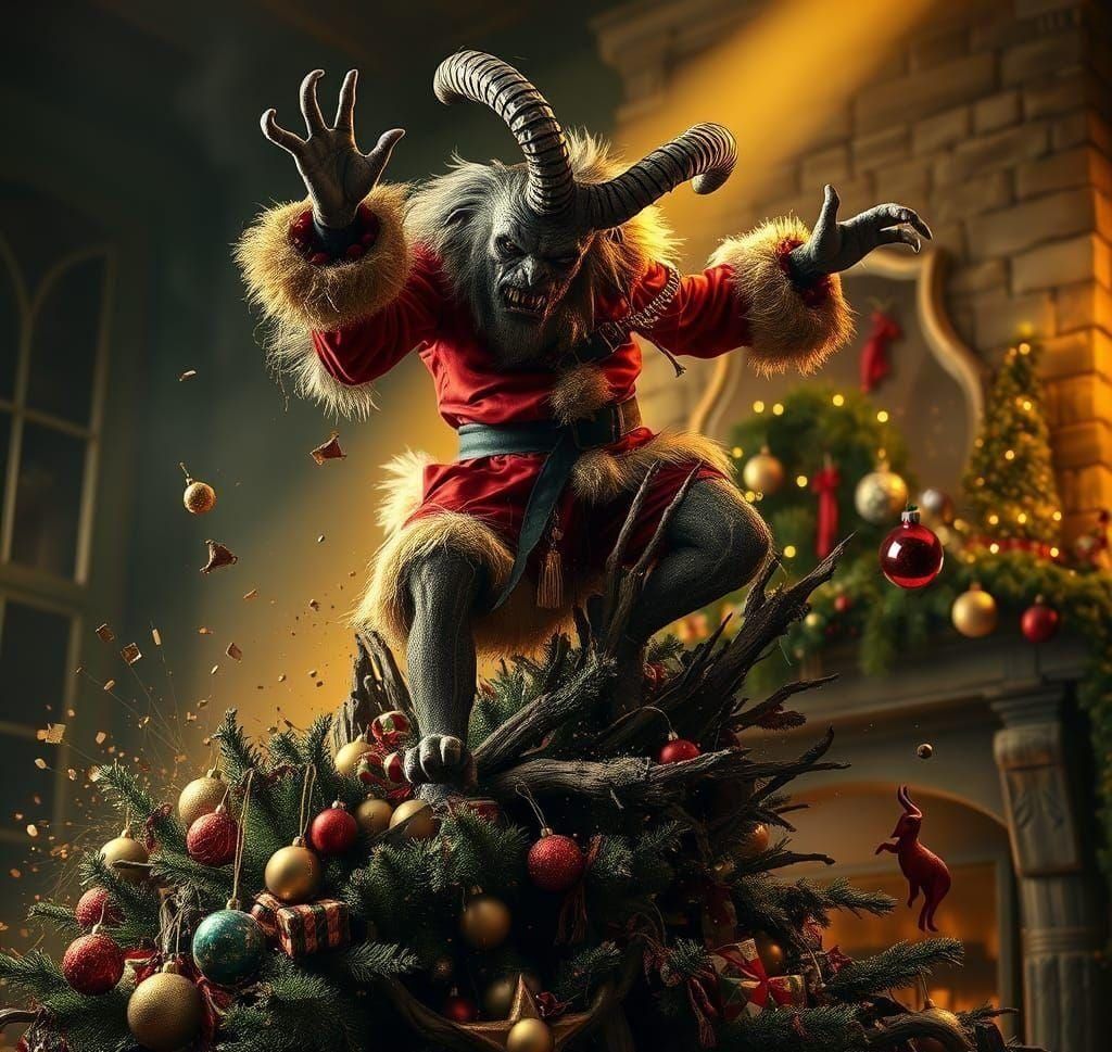 Krampus Unleashed: The Christmas Tree Massacre