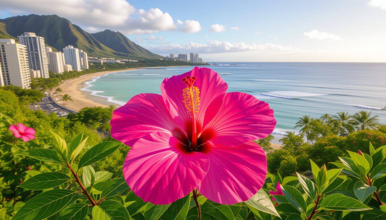 Vibrant Hibiscus: A Hawaiian Haven