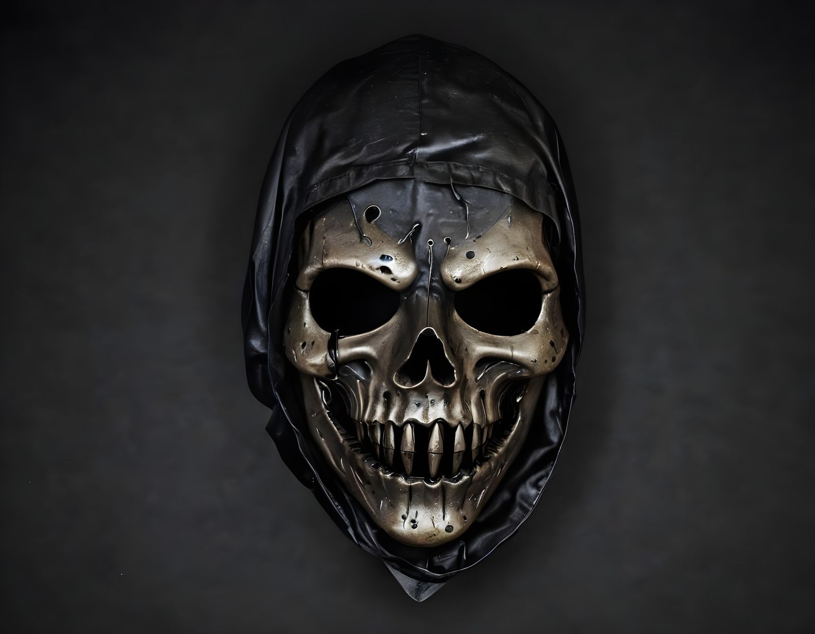 Macabre Mask Rivulet in Black Solitude