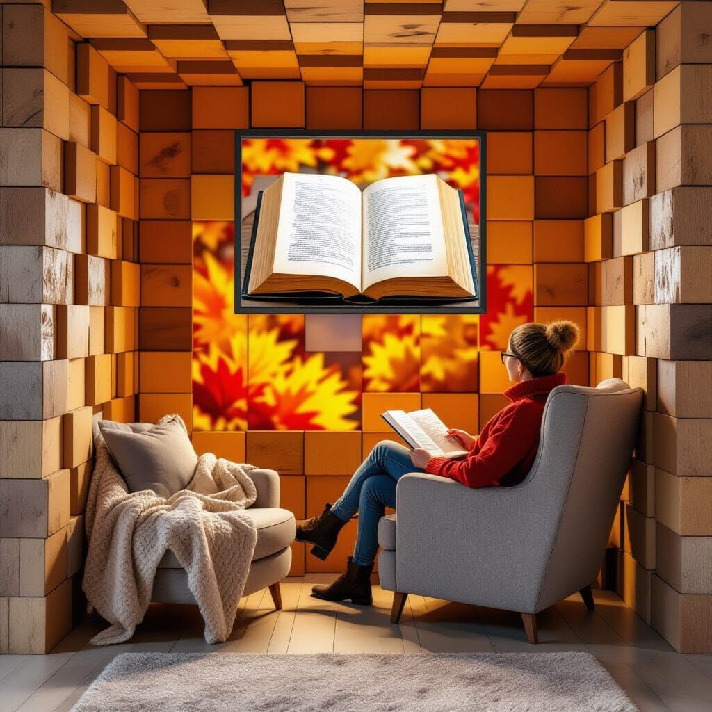 cozy autumn nook cube