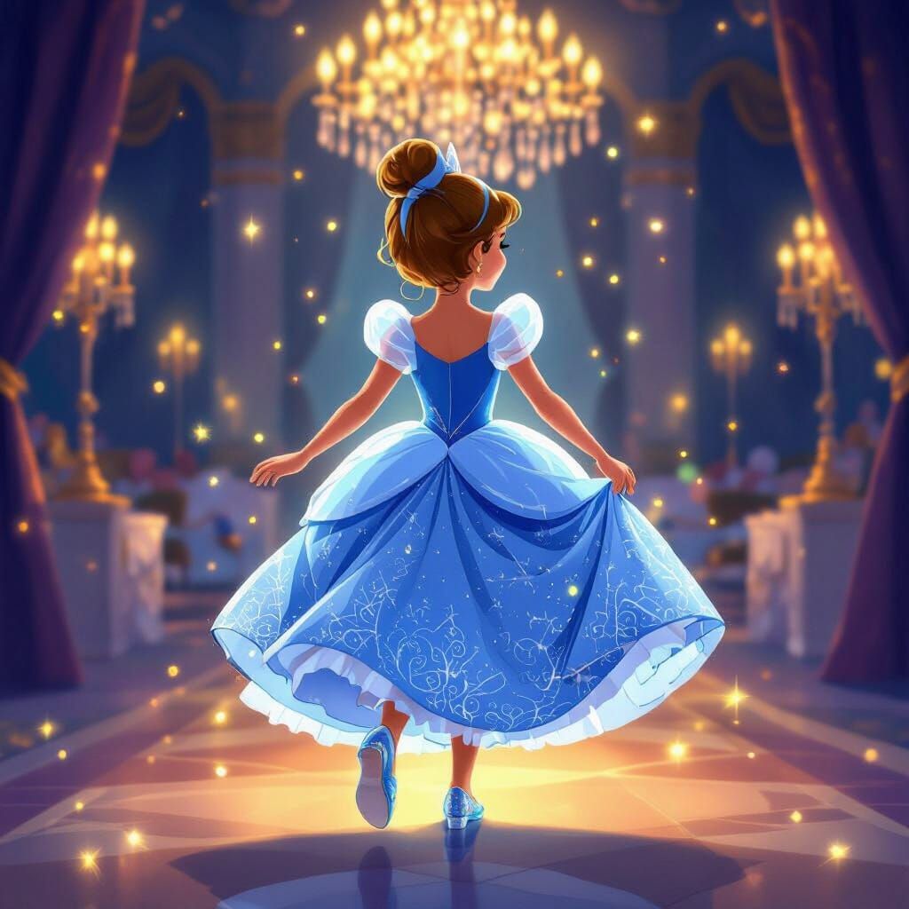 Boy in Cinderella Gown Escapes Magical Ballroom