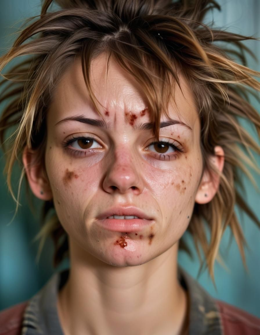 Ficha policial de una drogadicta