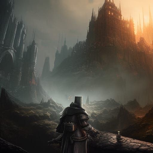Dark Souls Inspired Matte Painting in Unreal Engine 5