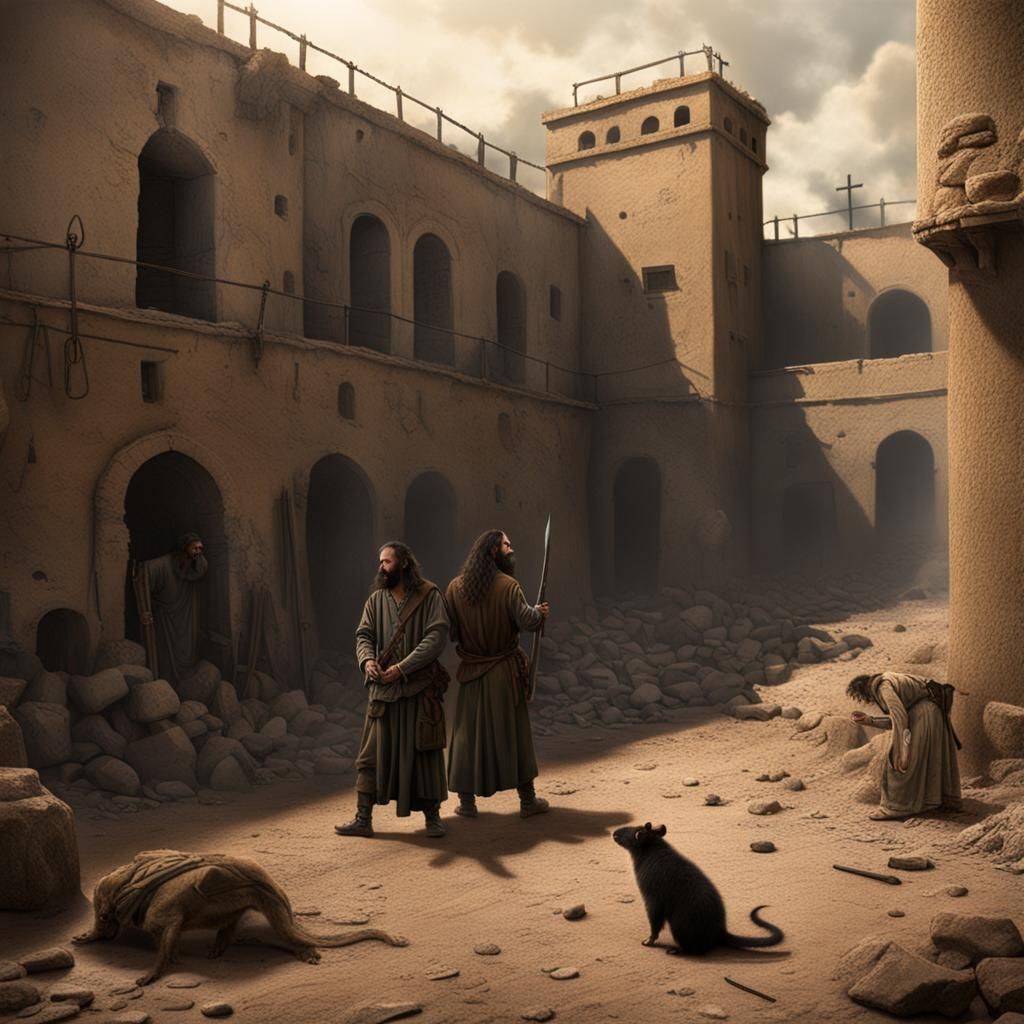 John the Baptist in Prison with Rats