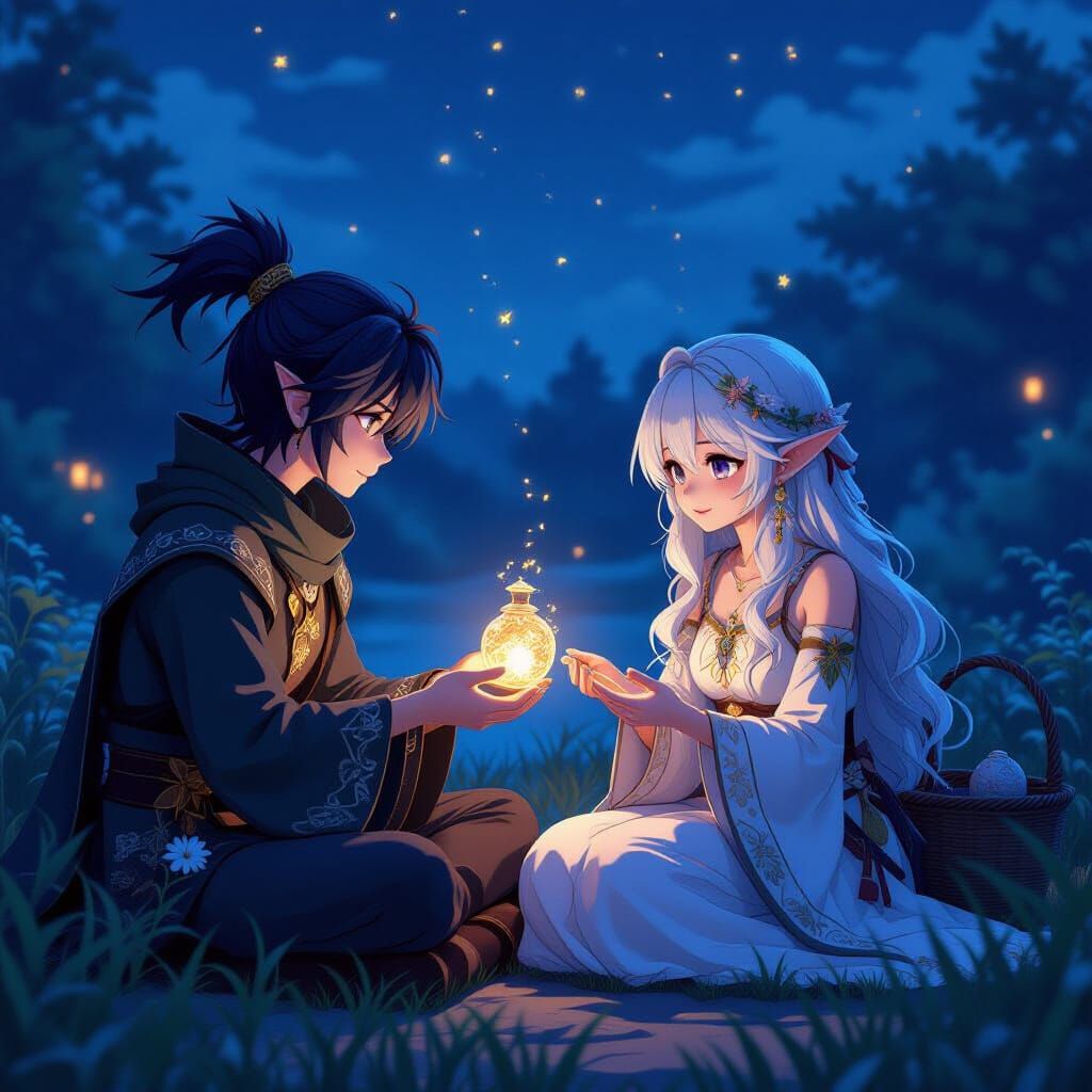 Apothecary Trades Herbs for Charms with Fae Healer in Twilig...