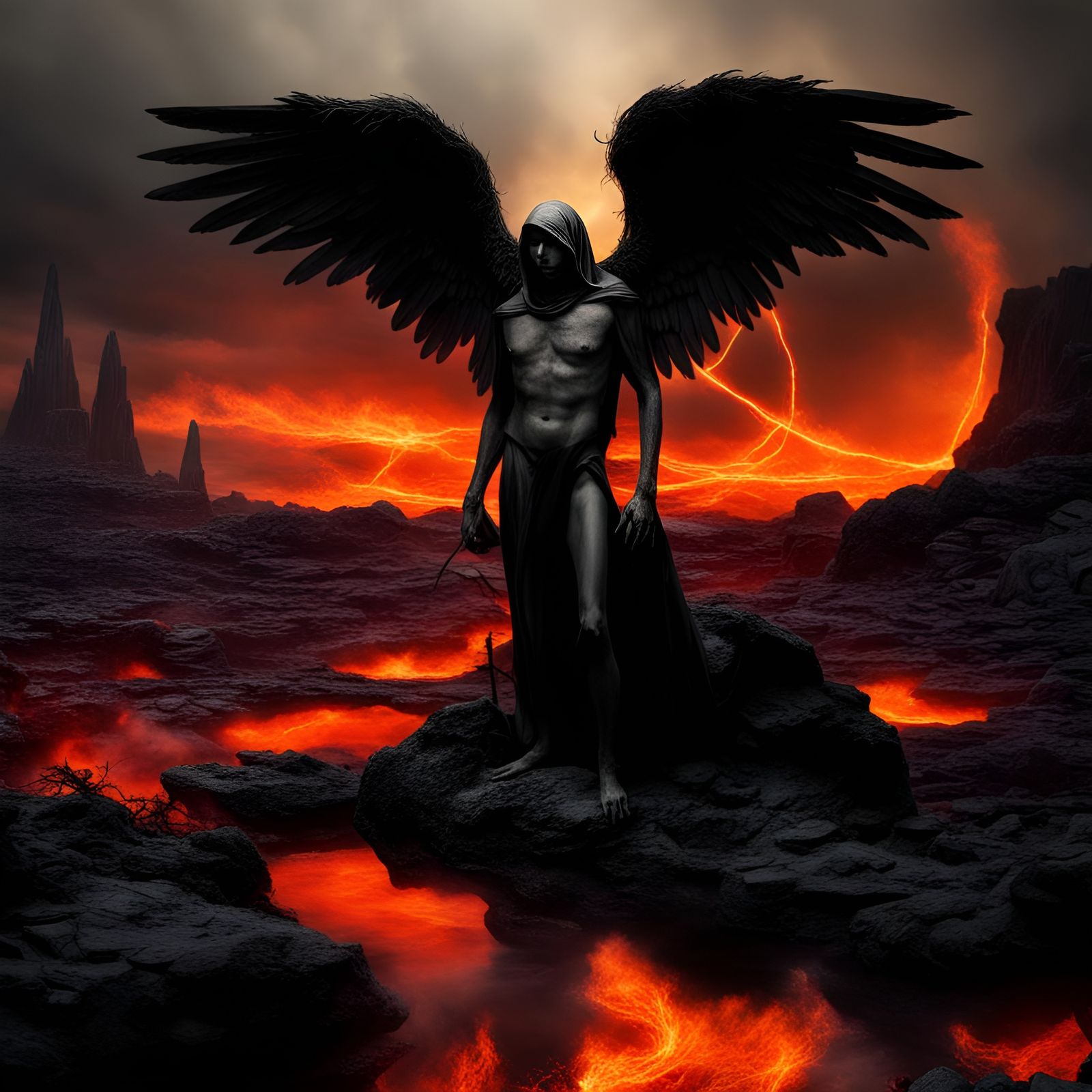 Angel of Death: A Somber Depiction